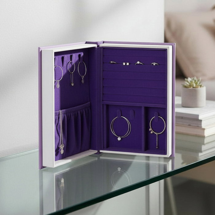 Home Deco Factory Caja Libro Joyero Escapade