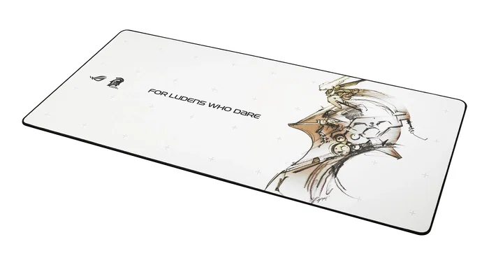 ASUS ROG Scabbard II XXL-KJP - Alfombrilla de Ratón Gaming XXL, Multicolor con Imagen, Resistente a Líquidos y Polvo, Bordes Rematados, 900x400 mm
