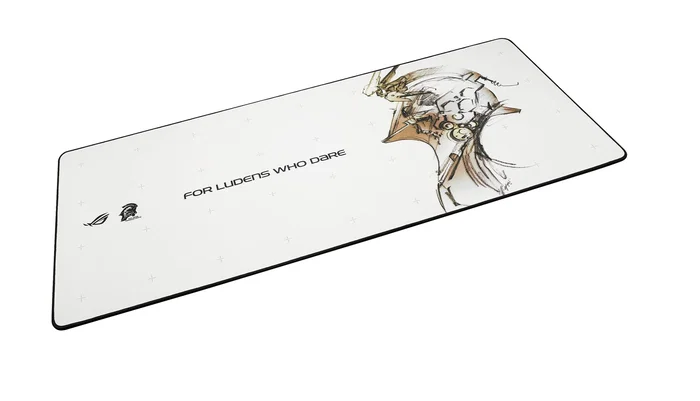 ASUS ROG Scabbard II XXL-KJP - Alfombrilla de Ratón Gaming XXL, Multicolor con Imagen, Resistente a Líquidos y Polvo, Bordes Rematados, 900x400 mm