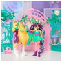 Spin Master Unicorn Academy - Ava y Einhorn Leaf Stall Set de Juego con Efecto Cambiante de Color, 15 Accesorios, Muñeca y Unicornio, Juguete para Niñas de 4+ Años