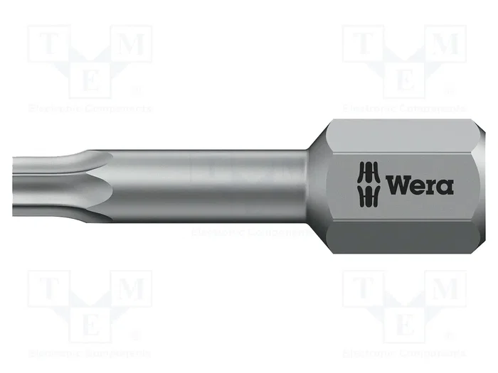 WERA Punta de destornillador Torx® TX15 1/4 pulgadas 25 mm TORSION WERA Punta de destornillador Torx® TX15 1/4 pulgadas 25 mm TORSION