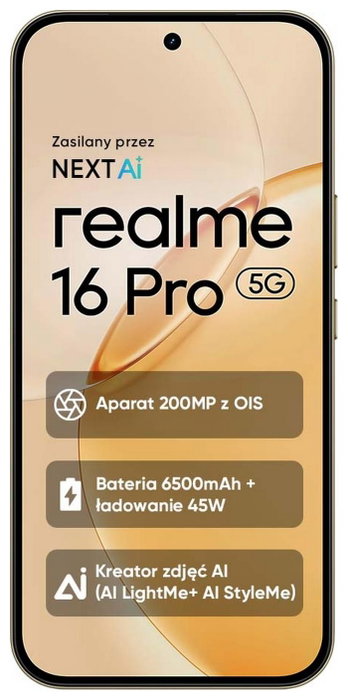 Realme 16 Pro 5G 8/512GB Master Gold