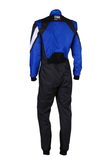Omp Traje de Carreras Karting KS-3X FIA 8877-2022 Adulto Negro / Azul Talla 60