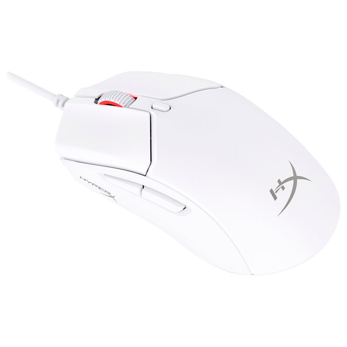 HyperX Pulsefire Haste 2 Wired - Ratón Gaming Blanco (6N0A8AA)