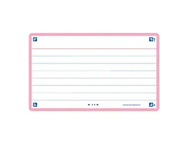 Oxford Fichas de Revisión Flashcards 2.0 Rosa Rayado Horizontal