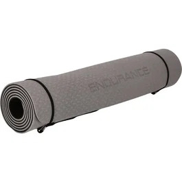 Endurance END5714777398868 Esterilla de Yoga Serie ENDURANCE 4 mm Color Gris