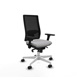 PIQUERAS Y CRESPO Silla de oficina Horna Gris con mecanismo Sincro