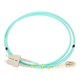 Extralink Patchcord LC/UPC-SC/UPC OM3 Multimodo Dúplex 1m