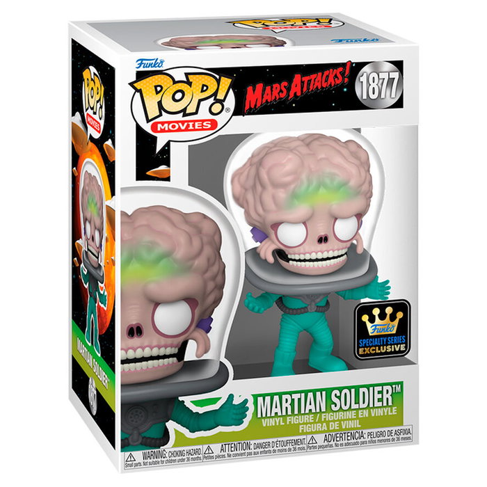 FUNKO Figura POP Mars Attacks Martian Soldier Exclusive