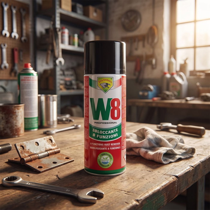 DUVER Spray Aceite Lubricante W8 de 400 ml