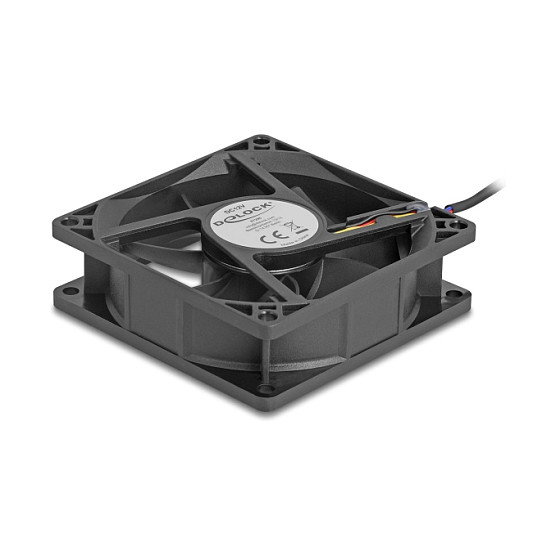 DeLOCK Ventilador Axial 12 V DC 80 x 80 x 25 mm Negro DeLOCK Ventilador Axial 12 V DC 80 x 80 x 25 mm Negro