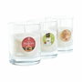 DKD Home Decor Vela Navidad Tradicional Rojo Verde Papa Noel Cascanueces Galleta (Pack de 3)