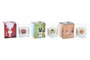 DKD Home Decor Vela Navidad Tradicional Rojo Verde Papa Noel Cascanueces Galleta 8 x 9 x 8 cm (3 Unidades)