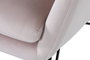 DKD Home Decor Mecedora Scandi Rosa Natural 90 x 92 x 68 cm