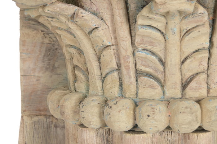 DKD Home Decor Columna Media de Teca 35x25x125 Decapé Natural DKD Home Decor Columna Media de Teca 35x25x125 Decapé Natural