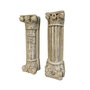 DKD Home Decor Columna Media de Teca 35x25x125 Decapé Natural