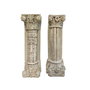 DKD Home Decor Columna Media de Teca 35x25x125 Decapé Natural