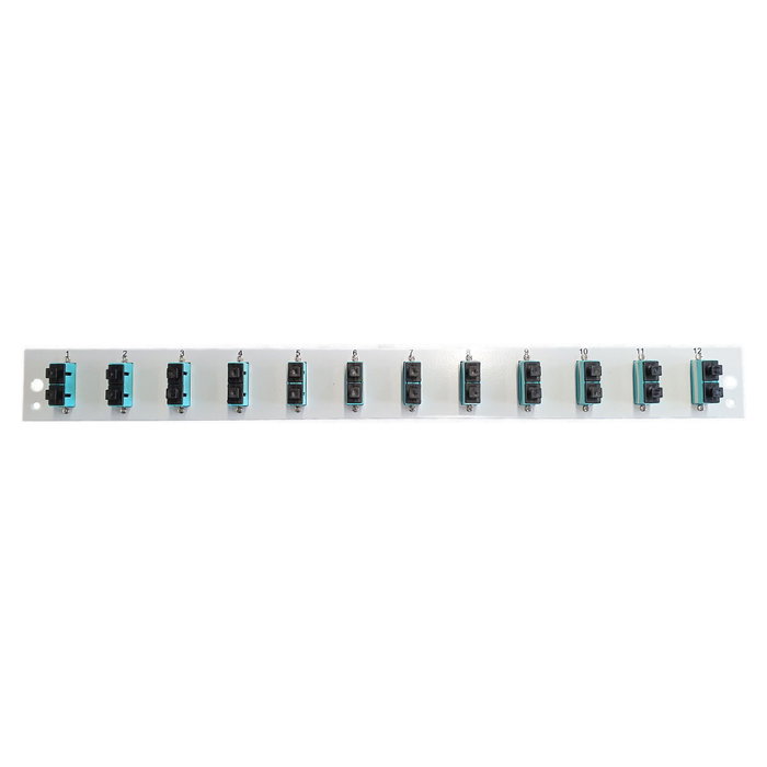 EFB Elektronik Placa frontal con 12 x SC Duplex OM3 vertical, negro EFB Elektronik Placa frontal con 12 x SC Duplex OM3 vertical, negro
