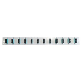 EFB Elektronik SB-FP-S-12SC-D-V-OM3 Placa frontal con 12 x SC Duplex OM3 vertical, negro