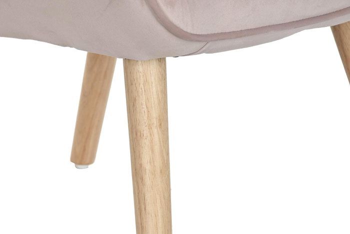 DKD Home Decor Butaca Scandi Rosa 69 x 96 x 75 cm DKD Home Decor Butaca Scandi Rosa 69 x 96 x 75 cm