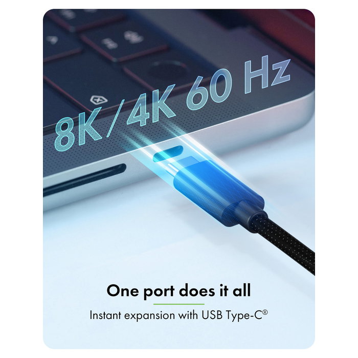 ICY BOX IB-AD1030-C Adaptador USB Type-C a 3x HDMI 4K 60 Hz MST, USB 3.2 Gen 2, Resolución hasta 8K, 144 Hz, Plug and Play, Aluminio Negro