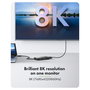 ICY BOX IB-AD1030-C Adaptador USB Type-C a 3x HDMI 4K 60 Hz MST, USB 3.2 Gen 2, Resolución hasta 8K, 144 Hz, Plug and Play, Aluminio Negro