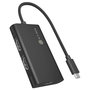 ICY BOX IB-AD1030-C Adaptador USB Type-C a 3x HDMI 4K@60 Hz MST