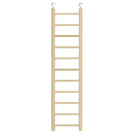 Ferplast Escalera de Madera para Periquitos y Cacatúas, 9x1.1x37 cm