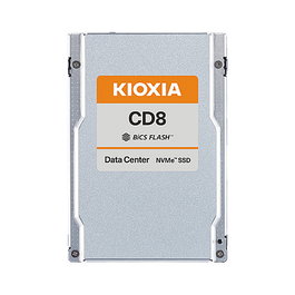 Kioxia CD8-R - SSD 1.92 TB 2.5" PCIe 4.0 NVMe - Velocidad Lectura 7200 MB/s y Escritura 3500 MB/s - Para Servidor/Estación de Trabajo