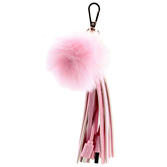 Be Mix Llavero USB / Micro USB Carga y Sincronización con Pompón Colores Surtidos