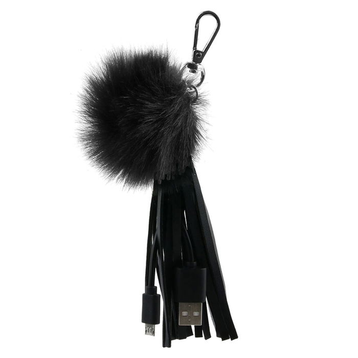 Be Mix Llavero USB / Micro USB Carga y Sincronización con Pompón Colores Surtidos