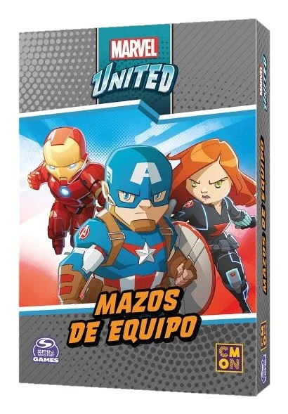 CMON Marvel United MU: Mazos de Equipo Expansión Juego de Mesa Multigénero - 15 Mazos, 1-5 Jugadores, 40 Min