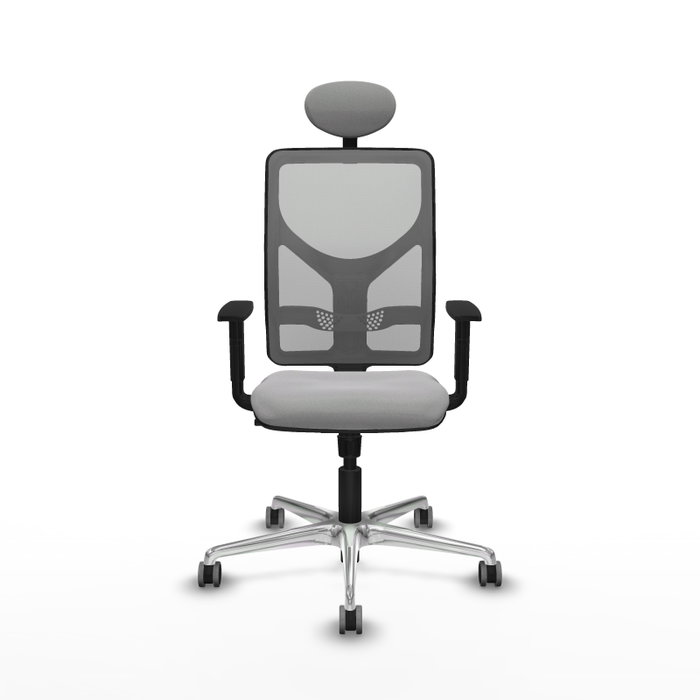 PIQUERAS Y CRESPO Silla de oficina Motilla con mecanismo Sincro, Gris PIQUERAS Y CRESPO Silla de oficina Motilla con mecanismo Sincro, Gris