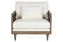 DKD Home Decor Sillón Romántico Marrón Crudo 86 x 88 x 93 cm