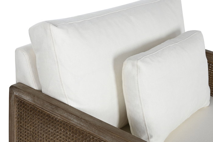 DKD Home Decor Sillón Romántico Marrón Crudo 86 x 88 x 93 cm