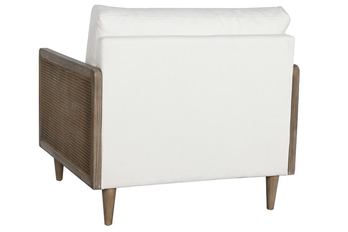 DKD Home Decor Sillón Romántico Marrón Crudo 86 x 88 x 93 cm