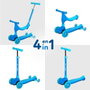 Color Baby Patinete Evo-Scooter Ride On 4 En 1 Azul