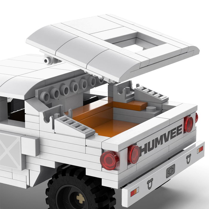 DEQUBE Humvee CADA 1:24 Todoterreno 328 Piezas Modelo de Construcción