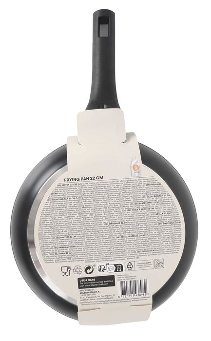 Masterchef Sarten 22 cm Aluminio Forjado 2.5 mm Antiadherente (6 Unidades)