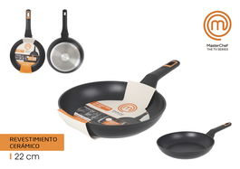Masterchef Sarten 22 cm Aluminio Forjado 2.5 mm Antiadherente (6 Unidades)