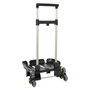 Safta Carro Portamochilas Plegable Triple Rueda Negro
