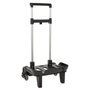 Safta Carro Portamochilas Plegable Triple Rueda Negro