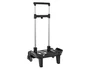 Safta Carro Portamochilas Plegable Triple Rueda Negro