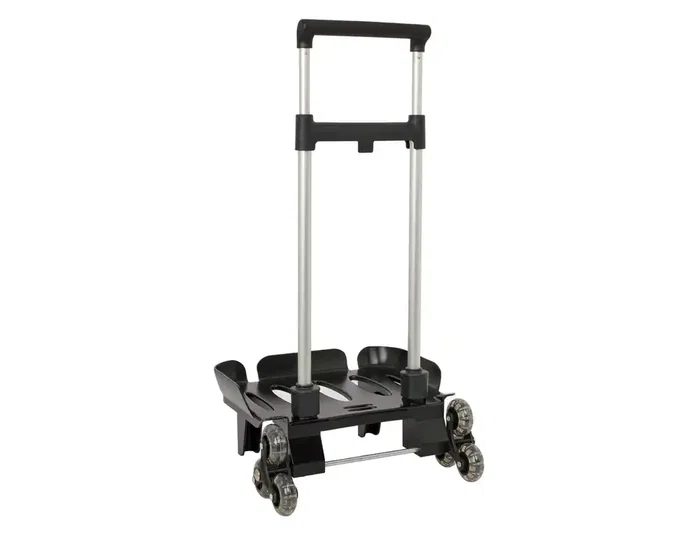 Safta Carro Portamochilas Plegable Triple Rueda Negro Safta Carro Portamochilas Plegable Triple Rueda Negro
