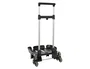 Safta Carro Portamochilas Plegable Triple Rueda Negro