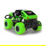 Jamara Runny One Monster Truck Eléctrico 1:43 Verde - Camión de Juguete RC Listo para Usar (RTD) con Motor Eléctrico y Batería 2400 mAh, para Niños +4 Años