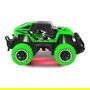Jamara Runny One Monster Truck Eléctrico 1:43 Verde - Camión de Juguete RC Listo para Usar (RTD) con Motor Eléctrico y Batería 2400 mAh, para Niños +4 Años