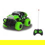 Jamara Runny One Monster Truck Eléctrico 1:43 Verde - Camión de Juguete RC Listo para Usar (RTD) con Motor Eléctrico y Batería 2400 mAh, para Niños +4 Años