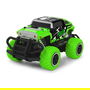 Jamara Runny One Monster Truck Eléctrico 1:43 Verde - Camión de Juguete RC Listo para Usar (RTD) con Motor Eléctrico y Batería 2400 mAh, para Niños +4 Años
