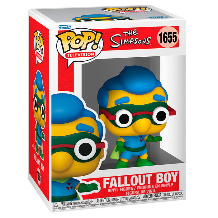 Funko Figura POP The Simpsons Fallout Boy Vinilo 9cm Caja Regalo